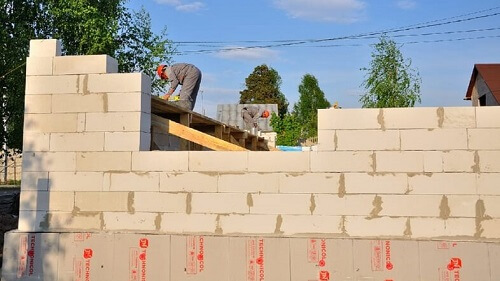Укладка газосиликатных блоков в Минской области